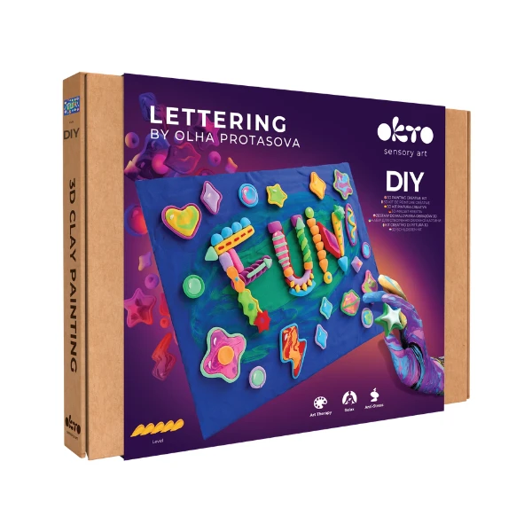 Tablou 3d cu plastilină aerată air clay 30x40 сm – fun 2