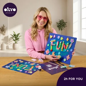 Tablou 3d cu plastilină aerată air clay 30x40 сm – fun Thumbnail 6
