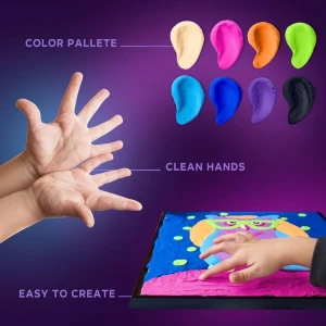 Pictură pe numere 3d cu plastilină aerată air clay 29x29 сm – bufniță Thumbnail 4