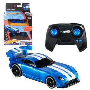 Mașinuță cu telecomandă hot wheels rc dodge viper acr, 1:64