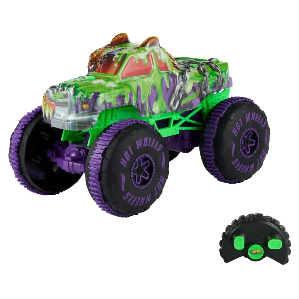 Monster truck cu telecomandă hot wheels „lupul distrugător” 1:15 2