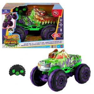 Monster truck cu telecomandă hot wheels „lupul distrugător” 1:15