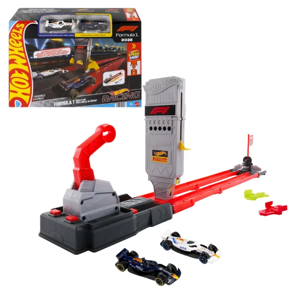 Set de joacă hot wheels racing „start în viteză: duel” 2