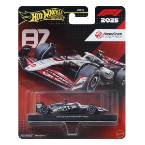 Mașinuță de colecție hot wheels premium "haas: oliver bearman #87", 1:64 Thumbnail 3