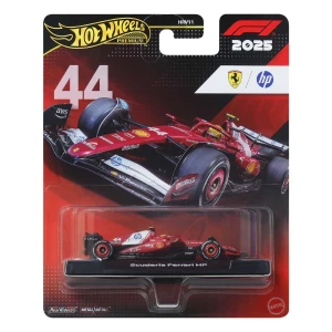 Mașinuță de colecție hot wheels premium "ferrari: lewis hamilton #44", 1:64 Thumbnail 3