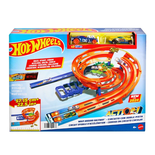 Pistă hot wheels „cursă pe circuit” 3
