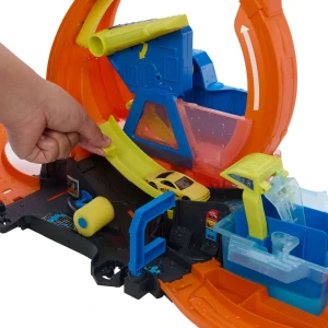 Set de joacă hot wheels city „mega spălătorie auto cu buclă” Thumbnail 6