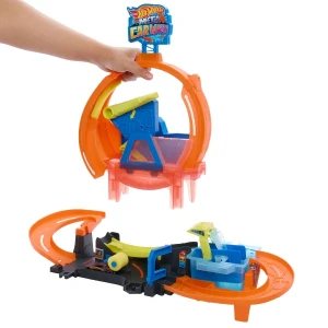 Set de joacă hot wheels city „mega spălătorie auto cu buclă” Thumbnail 4