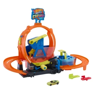 Set de joacă hot wheels city „mega spălătorie auto cu buclă” Thumbnail 2