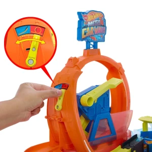 Set de joacă hot wheels city „mega spălătorie auto cu buclă” Thumbnail 5
