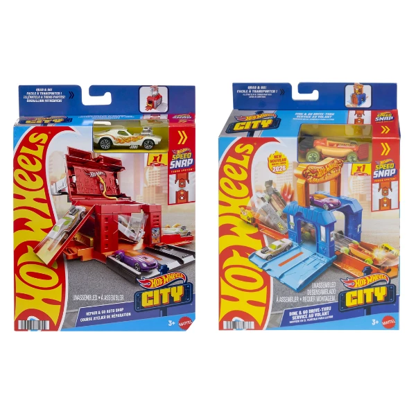 Set de joacă hot wheels „pliază și joacă-te”, în as. 3