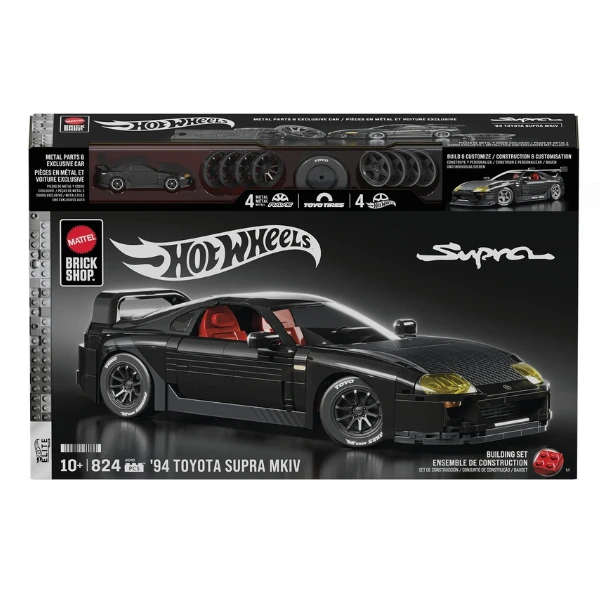 Set de construcție hot wheels „94 toyota supra mkiv” 3