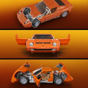Set de construcție hot wheels „71 lamborghini miura p400 sv” Thumbnail 4
