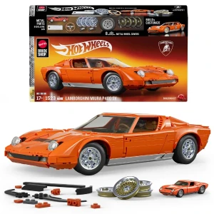 Set de construcție hot wheels „71 lamborghini miura p400 sv”