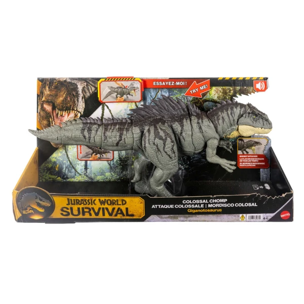 Figurină jurassic world „giganotosaurus: mușcătură colosală” 3