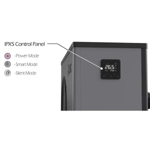 Pompă de căldură inverter azuro pentru încălzirea apei în piscine de până la 55 m³, 12 kw, wi-fi Thumbnail 3