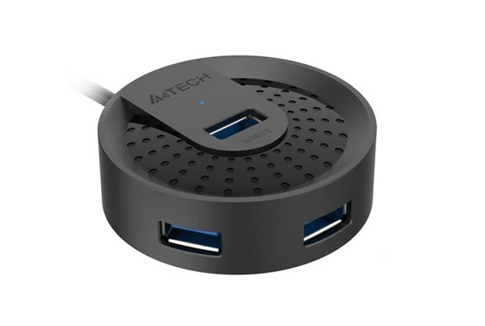 Usb-концентратор a4tech hub-30, чёрный 2