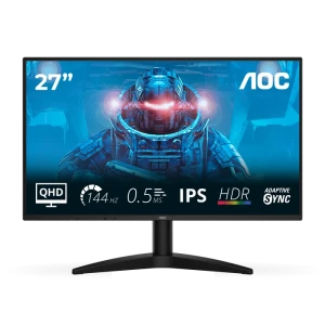 27" игровой монитор aoc q27b36x, ips 2560x1440 wqhd, чёрный