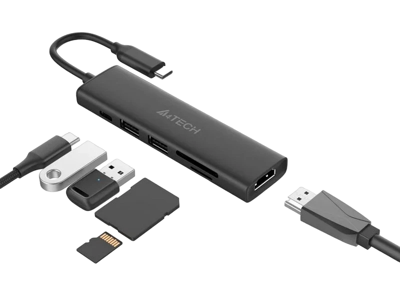 Док-станция a4tech dst-60c, серый 2