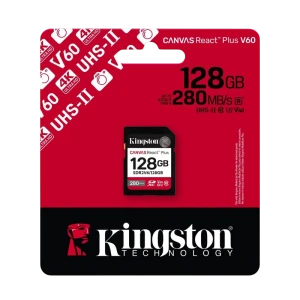 Карта памяти kingston canvas react plus, 128гб (sdr2v6/128gb) Thumbnail 3