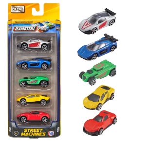 Набор из 5 машинок Teamsterz Street Machines Die-Cast, в асс.