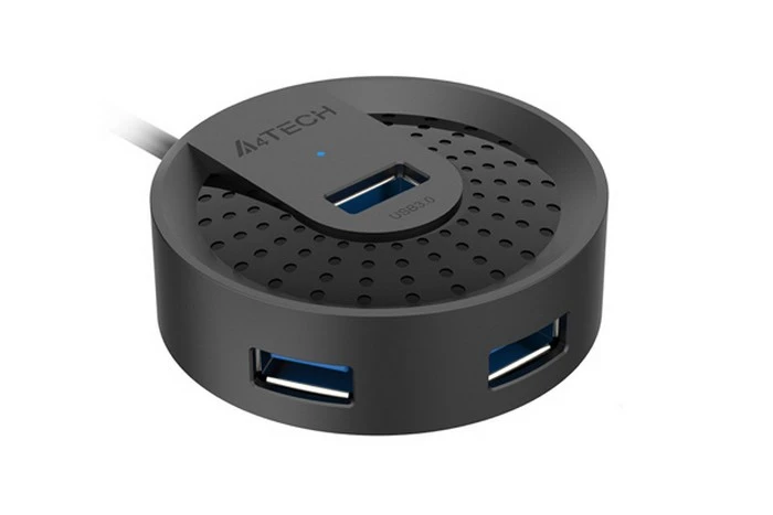 Usb-концентратор a4tech hub-30c, чёрный 4