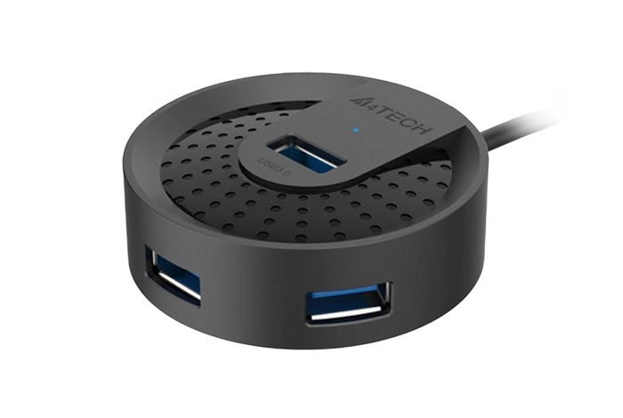 Usb-концентратор a4tech hub-30c, чёрный 8