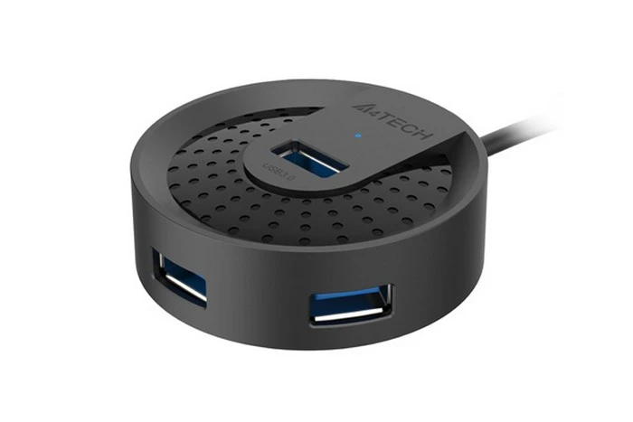 Usb-концентратор a4tech hub-30c, чёрный 6