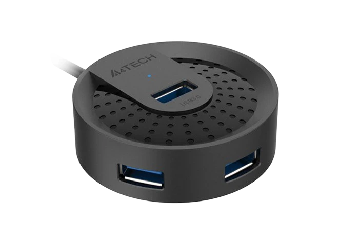 Usb-концентратор a4tech hub-30c, чёрный 2
