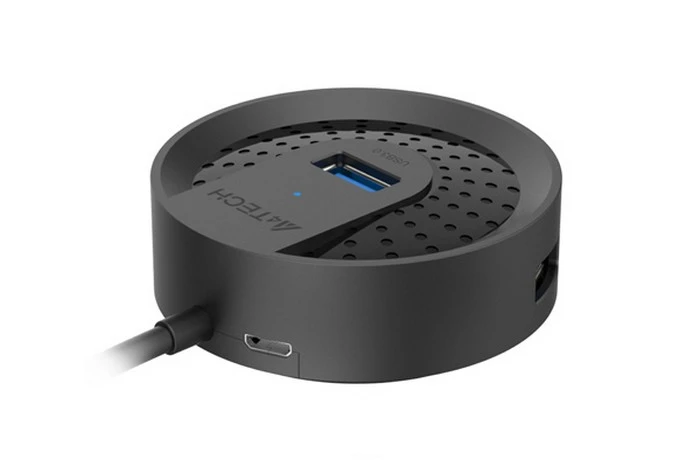 Usb-концентратор a4tech hub-30c, чёрный 5