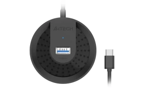 Usb-концентратор a4tech hub-30c, чёрный