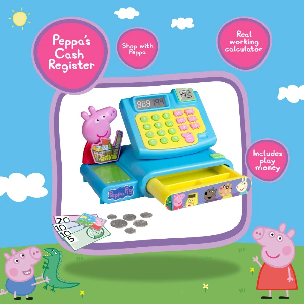 Casa de marcat cu accesorii "purcelușa peppa" 6