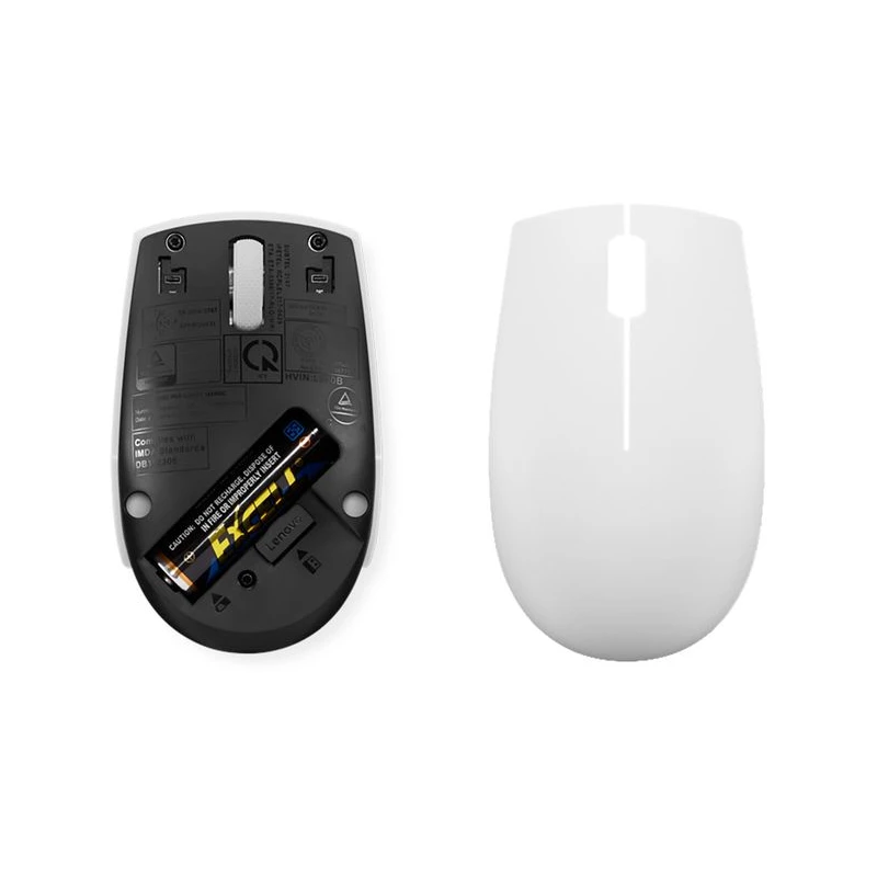 Mouse wireless lenovo 300 compact, alb 3