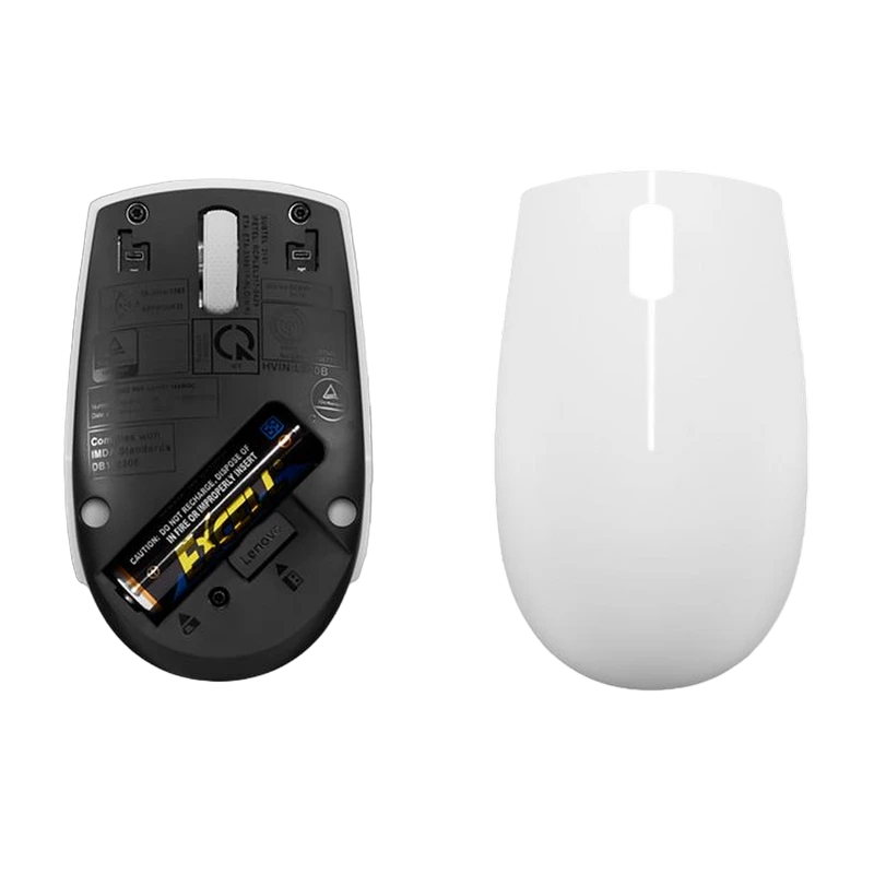 Mouse wireless lenovo 300 compact, alb 9
