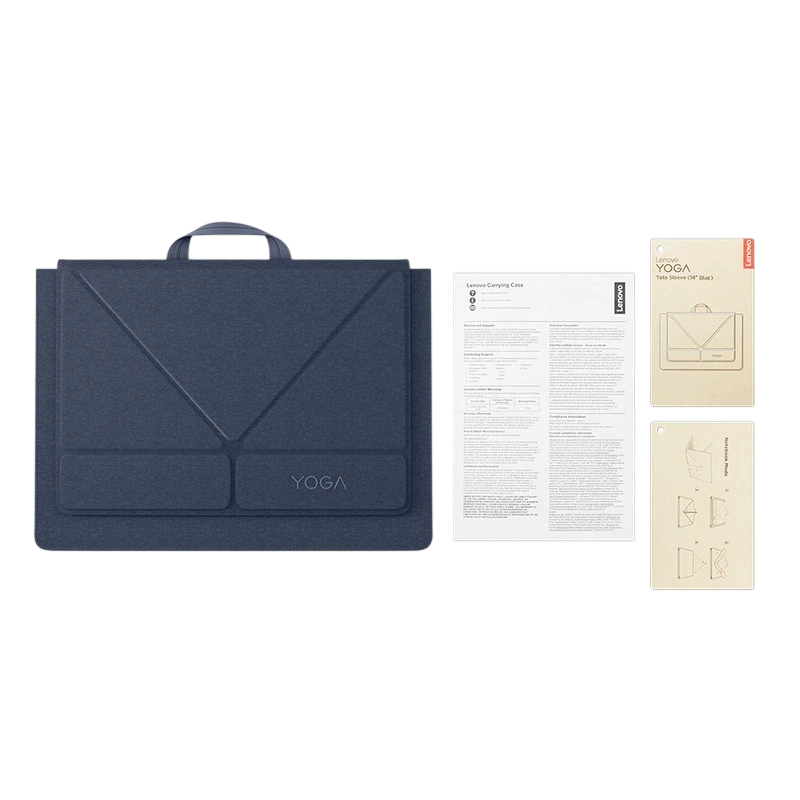 Husă pentru laptop lenovo yoga tote sleeve, 14", albastru 5