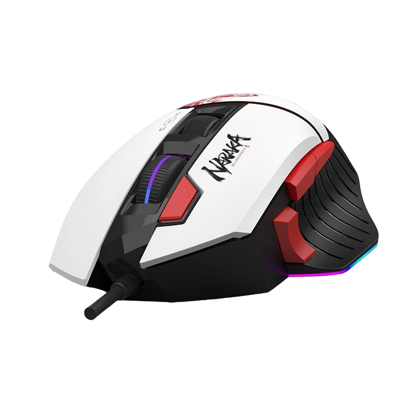 Gaming mouse bloody w95 max naraka, alb 3
