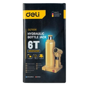 Гидравлический бутылочный домкрат deli – 6 т Thumbnail 4