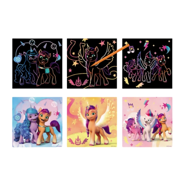 Set de gravuri "generația nouă", seria my little pony 5