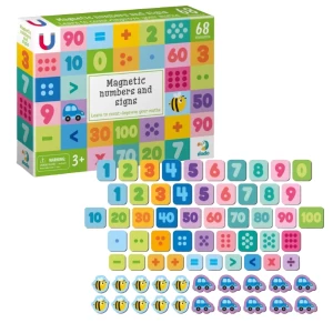 Joc magnetic "Cifre și semne", 68 elem.