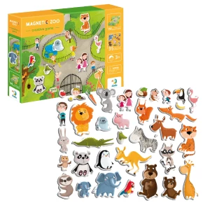 Joc magnetic  &quot;Zoo&quot;, 1 tablă magnetică, 35 elem.