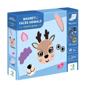 Joc magnetic "fețișoare", 1 tablă magnetică, 77 elem. Thumbnail 3