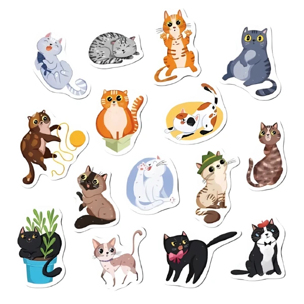 Магнитная игра "котики", 15 элем. 2