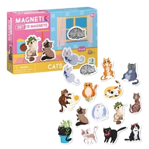 Магнитная игра "Котики", 15 элем.