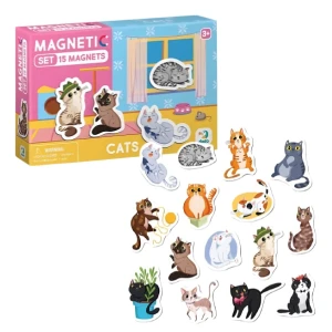 Магнитная игра "котики", 15 элем.