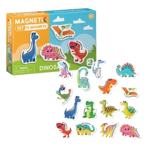 Joc magnetic &quot;Dinozauri&quot;, 15 elem.