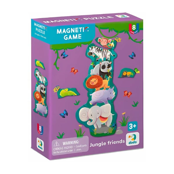 Магнитная игра "друзья из джунглей", 8 элем. 3