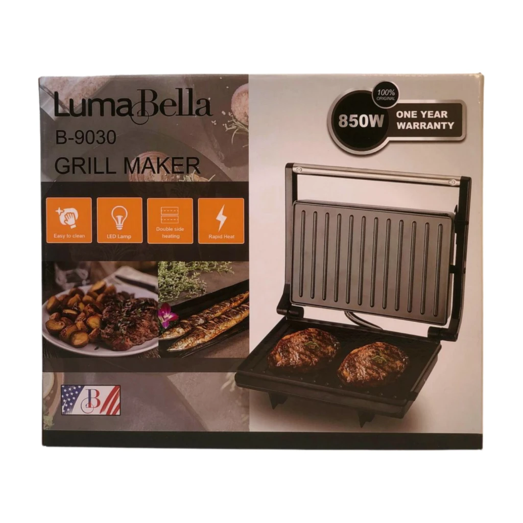 Гриль lumabella, электрическая, 850вт, b-9030 6