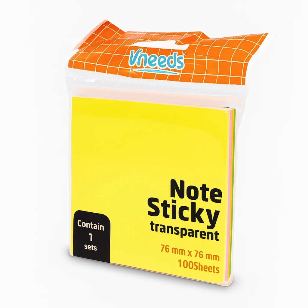 Hartie vneeds, pentru notite, 100 foi, 76x76 mm, v1801 2