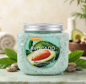 Скраб для тела wokali, avocado, 500 мл, wkl750