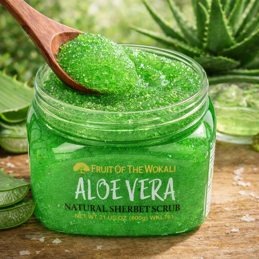 Скраб-щербет, aloe vera, 600 г, wkl761 3